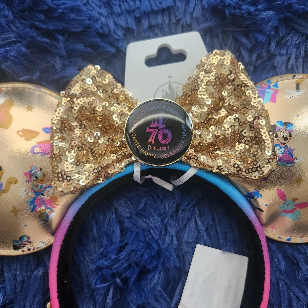 Disney Loungefly 70th Ears & Bag - Picture 2 of 5